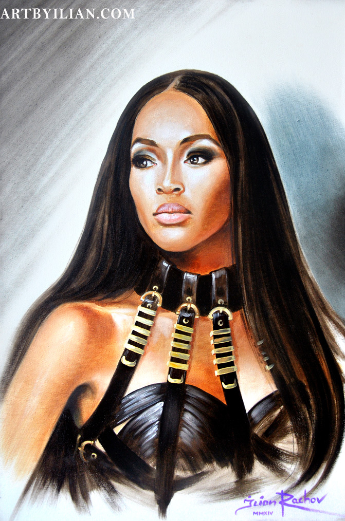 NAOMI CAMPBELL FACE VERSACE GIANNI BY ILIAN RACHOV