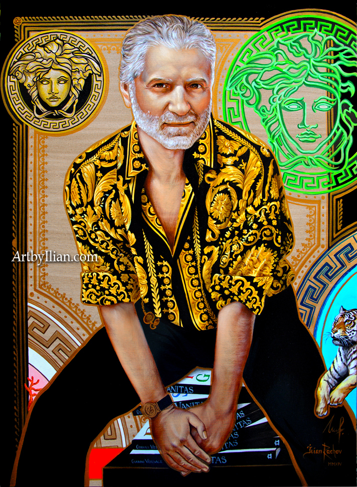 GIANNI VERSACE. Portrait by ILIAN RACHOV