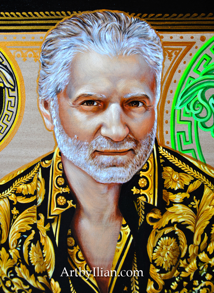 GIANNI VERSACE. Portrait by ILIAN RACHOV