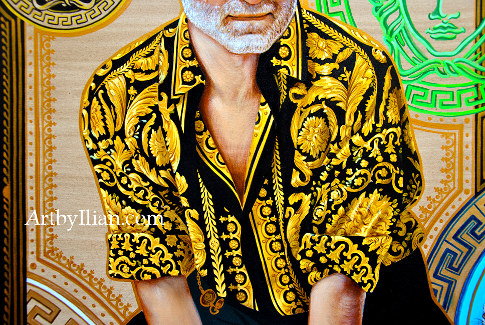 GIANNI VERSACE. Portrait by ILIAN RACHOV