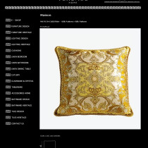 Ilian Rachov for Versace Home. GV Palace Greca. Created in 2006 for Versace Home Collection