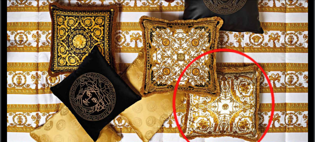Versace home on sale tessile