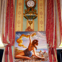 Exhibition in Palazzo Birago. Turin, Italy