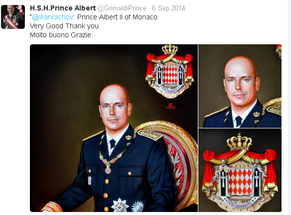 Prince Albert twitter