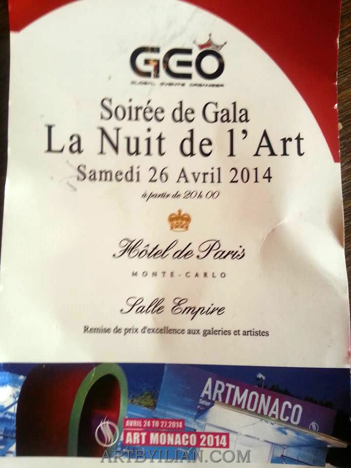 ART MONACO 2014. Principaute de Monaco.